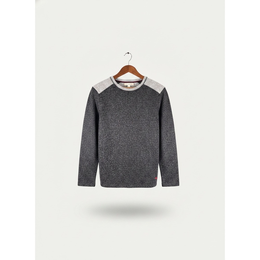 Tommy Bahama Mens Long Sleeve Marl Sweatshirt‎ Charcoal Gray Marlin Logo Medium